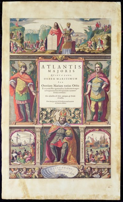 Frontispiece of the Fifth Volume of Jansson